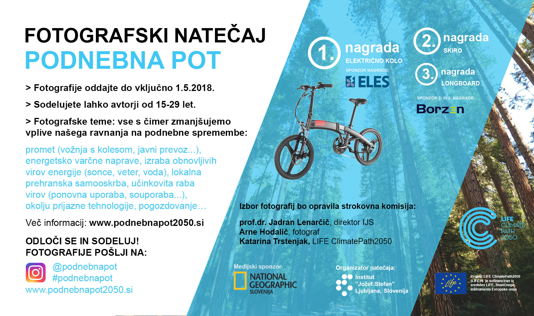 Foto natečaj »Podnebna pot«